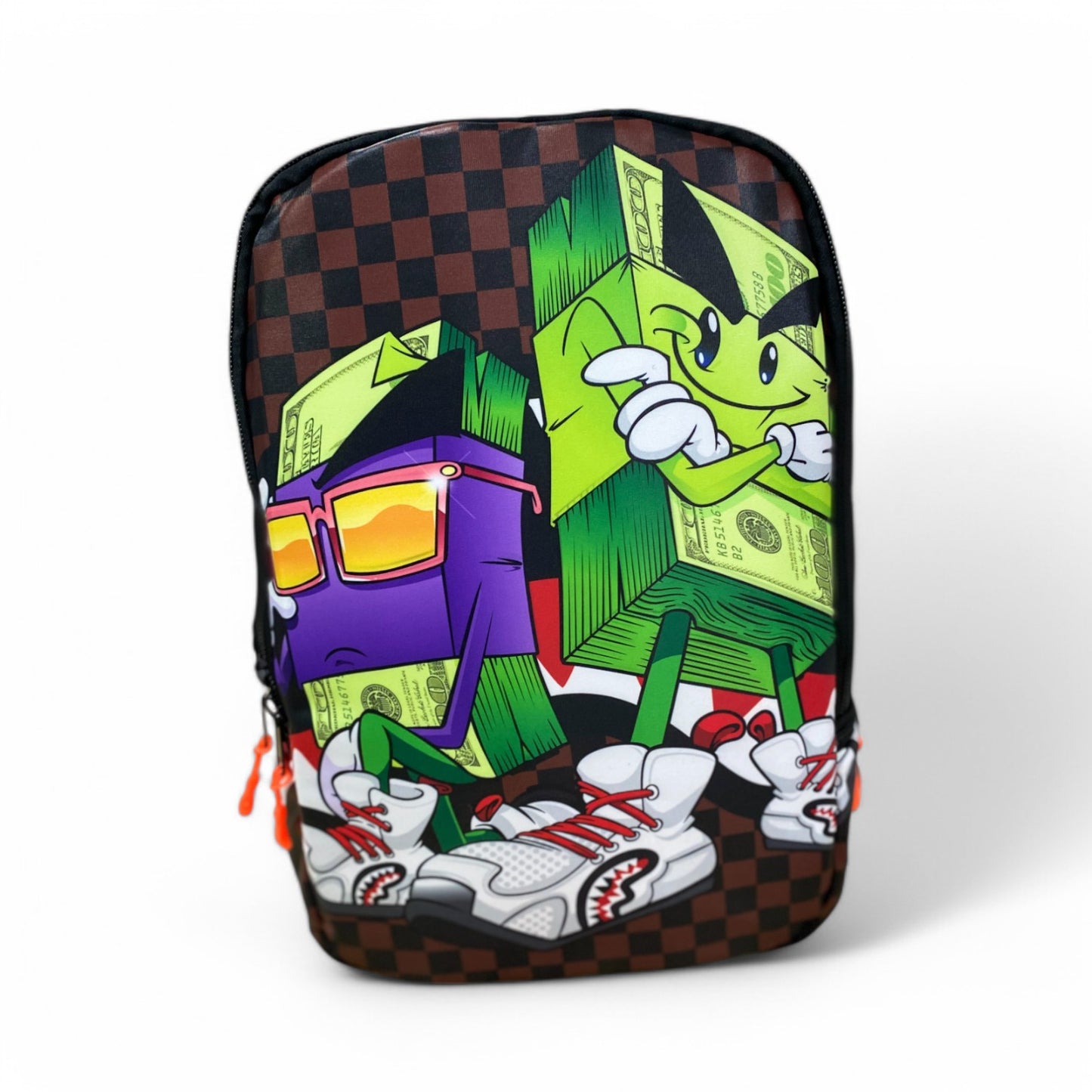 MOCHILA JUVENIL CON ESTAMPADO URBANO