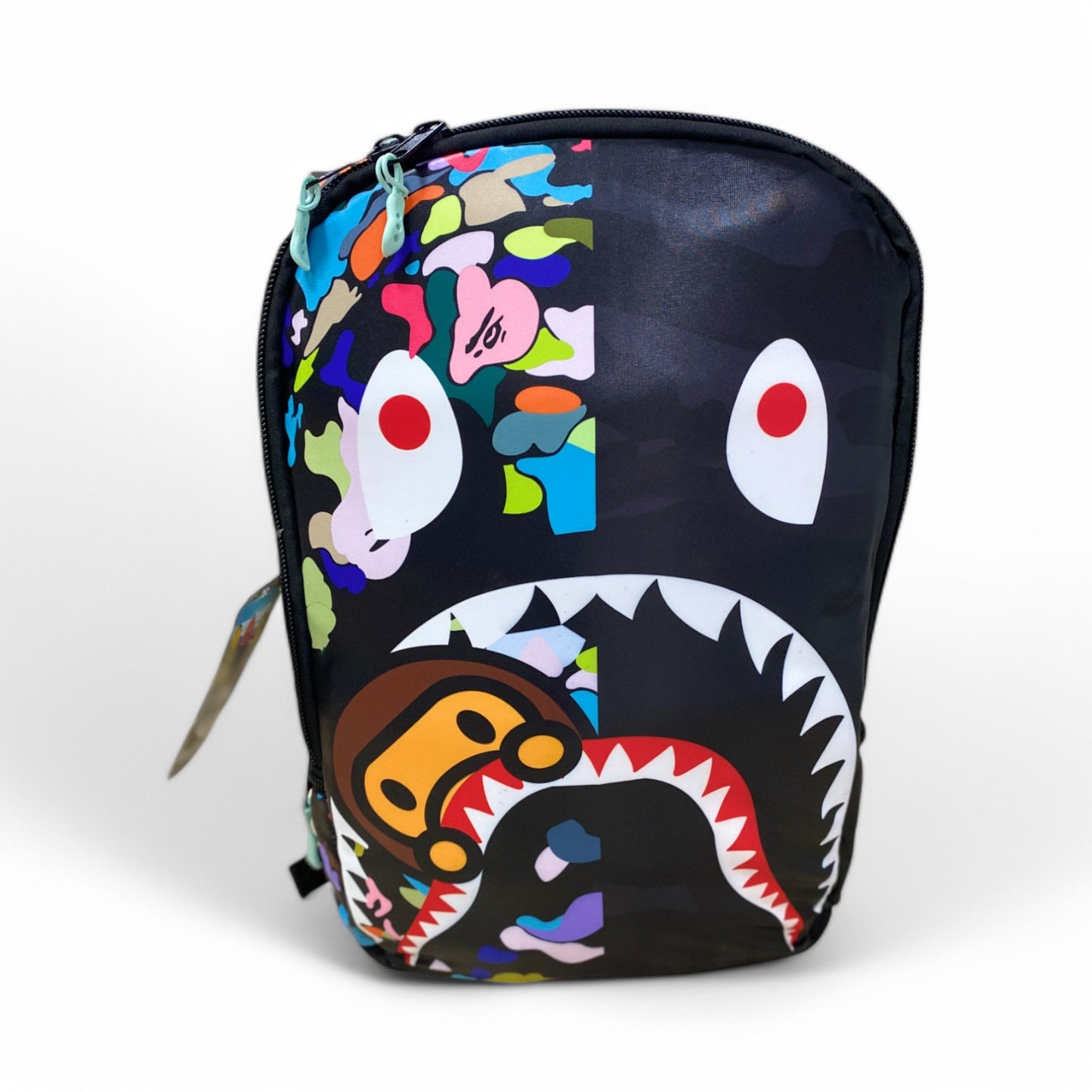 MOCHILA JUVENIL CON ESTAMPADO URBANO