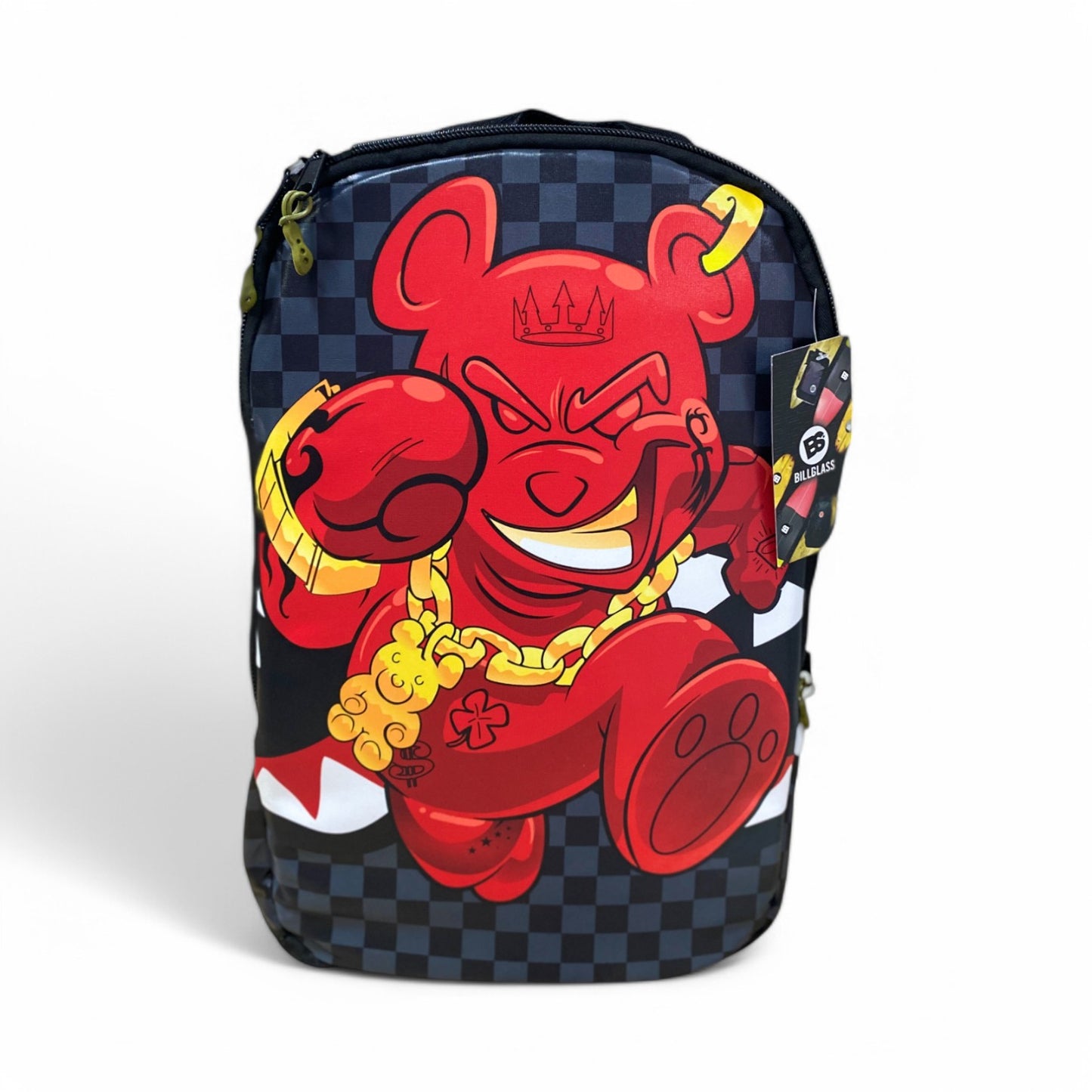 MOCHILA JUVENIL CON ESTAMPADO URBANO